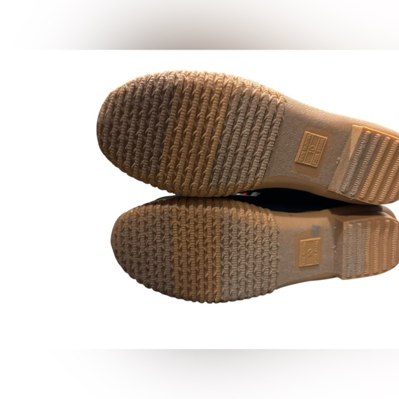 NWT Land’s End insulated duck boot green and blue plaid fleece w/ rubber sole 10 - Picture 7 of 8